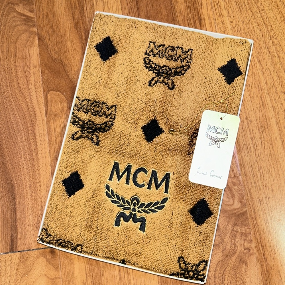 Brand New in Box Authentic MCM Hand Towel
